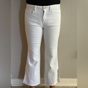 Michael kors  White jeans Slit Bootcut size 6